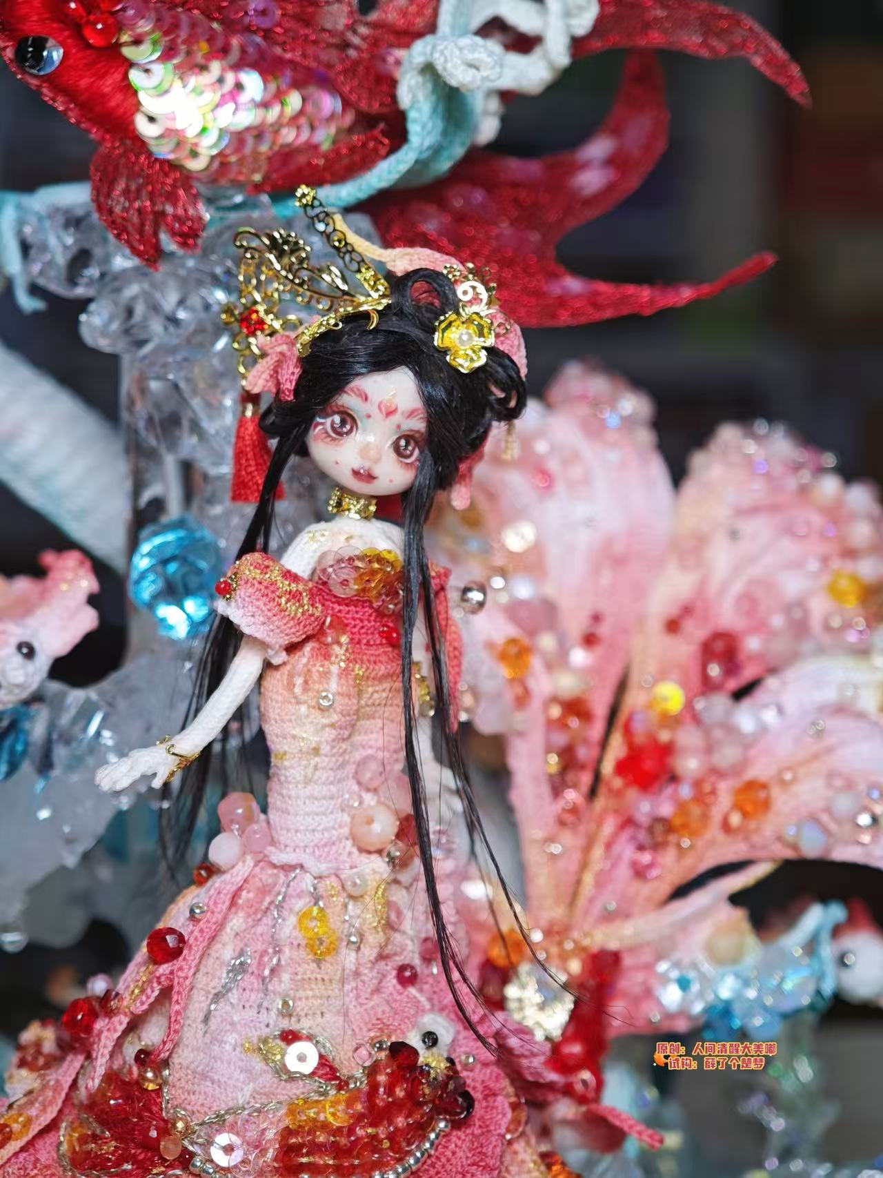 手工娃娃 微钩娃娃