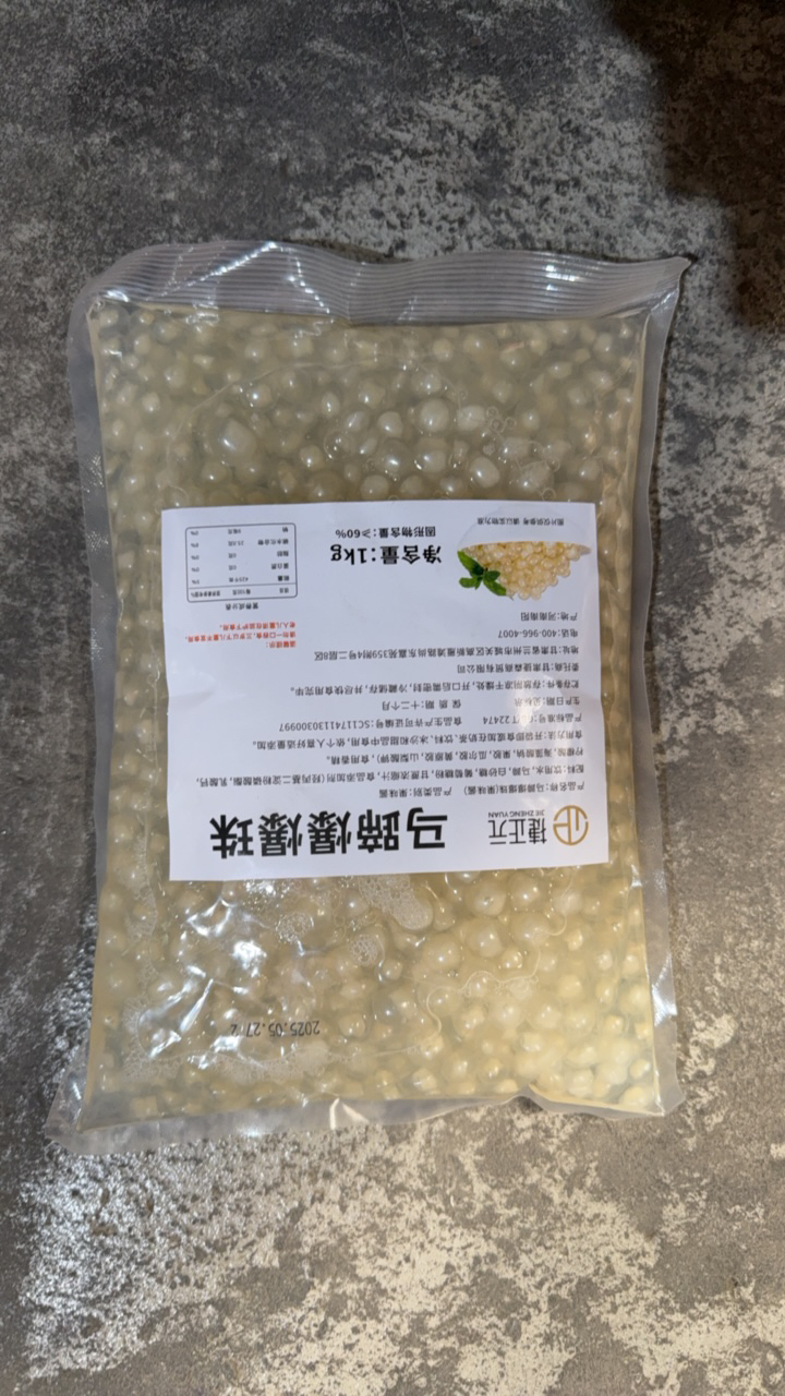 捷正元马蹄爆爆珠即食红豆薏仁燕麦粉红爆蛋奶茶饮冰粉水果捞料