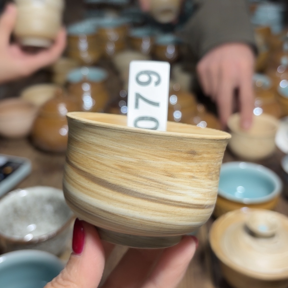 龙泉云间青瓷小米茶器