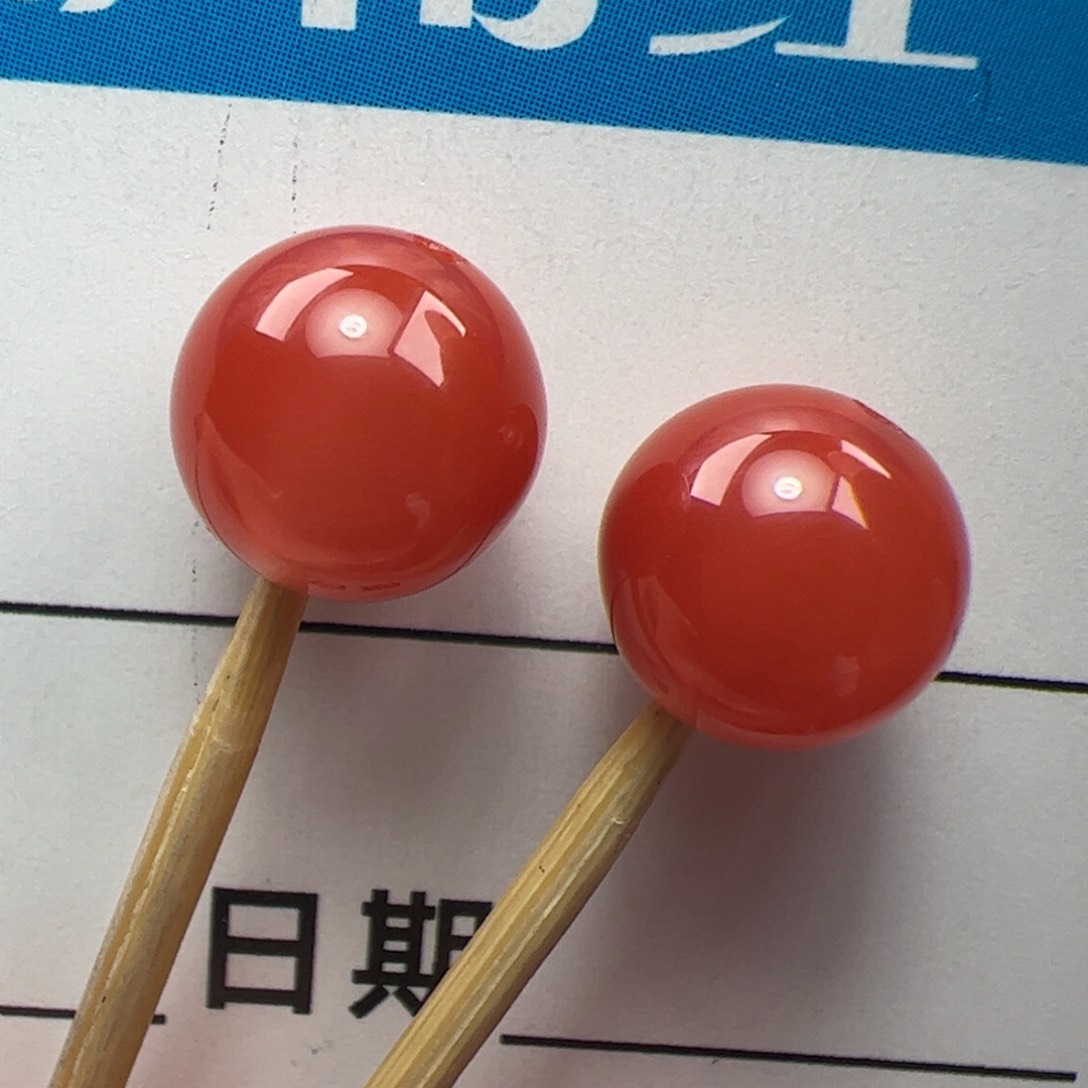 南红玛瑙未镶嵌圆珠8mm