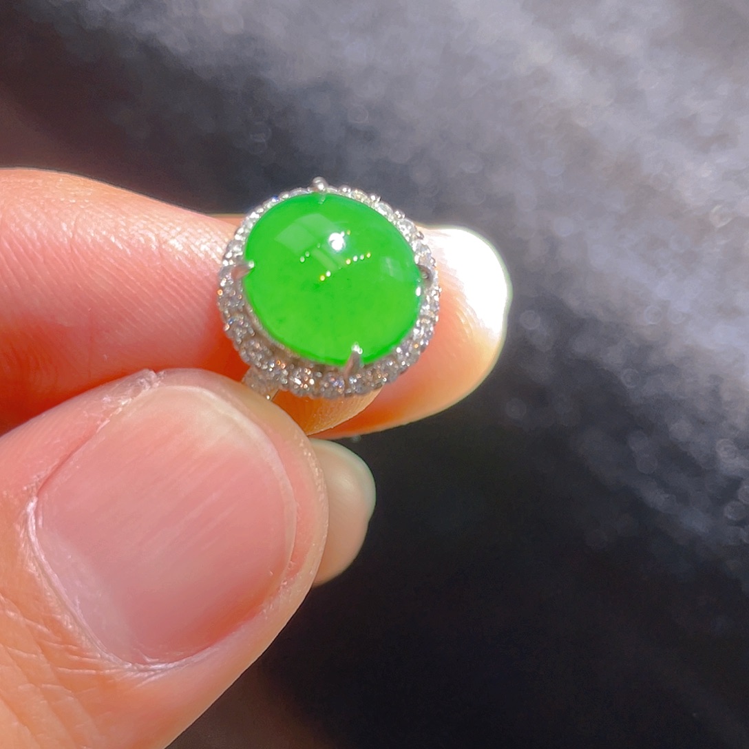 翡翠颈饰银S925镶嵌翡翠