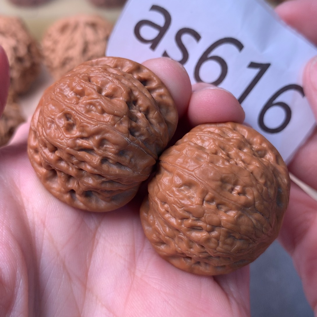 文玩核桃把件肉球铁锤35