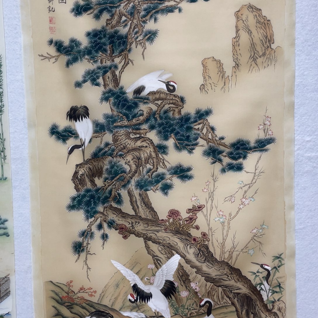 国画工笔花鸟画作品欣赏