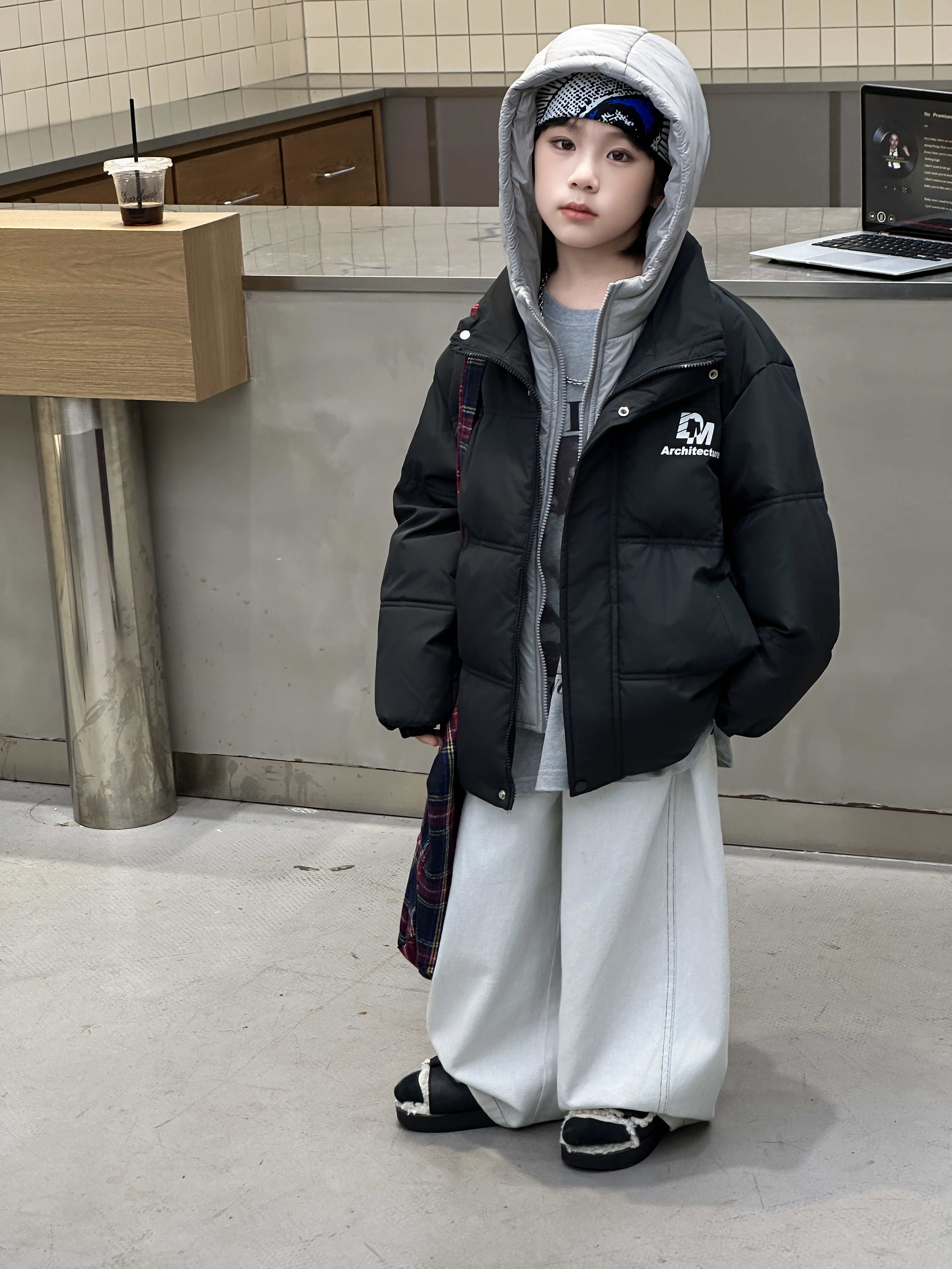 【New Sheep】品牌-童装集合店-儿童羽绒服新国标白鸭绒冬季【86807】