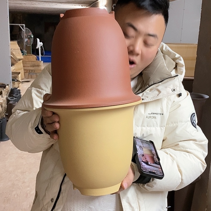 紫砂花盆紫砂花盆