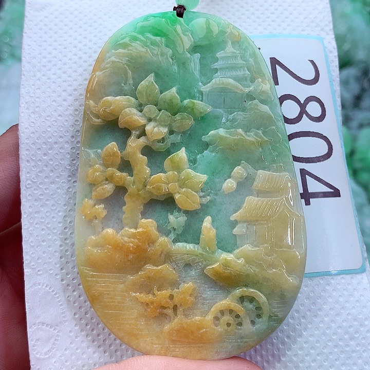 吊坠(不含链)未镶嵌翡翠