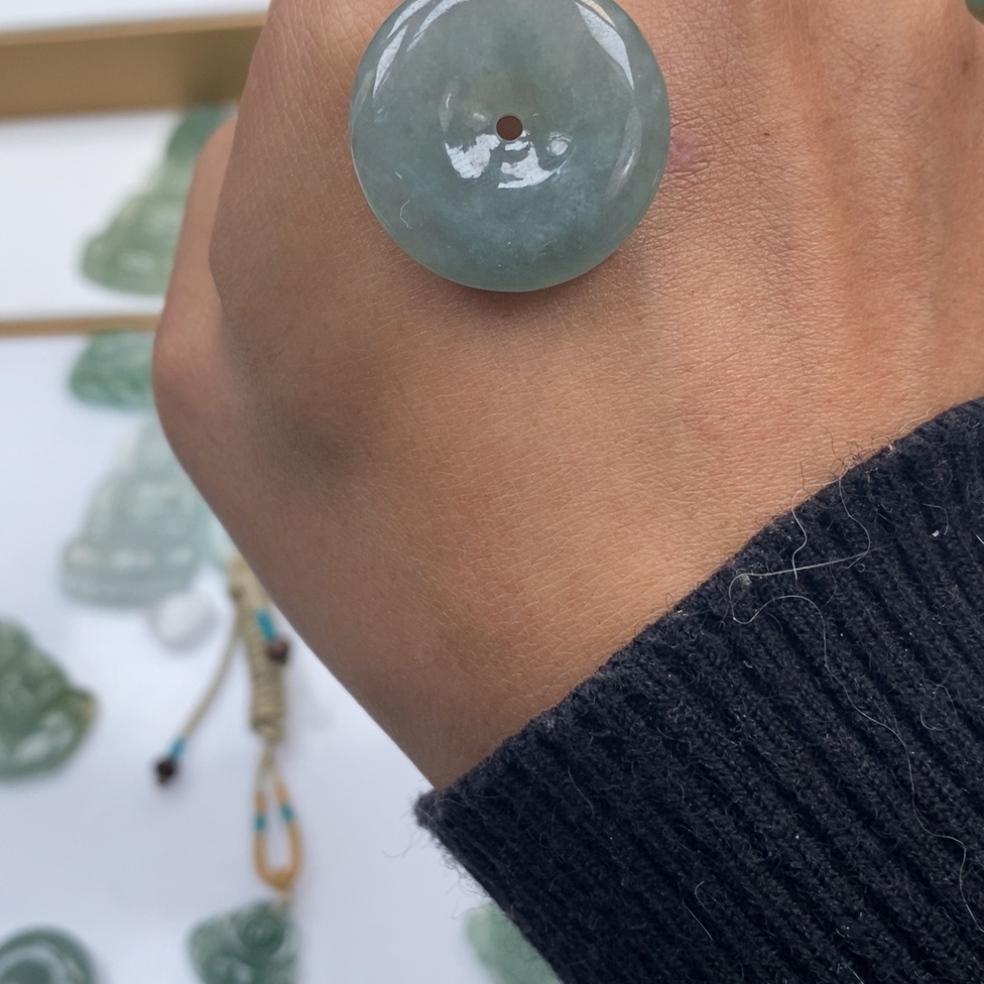 翡翠未镶嵌手链天然a货翡翠07