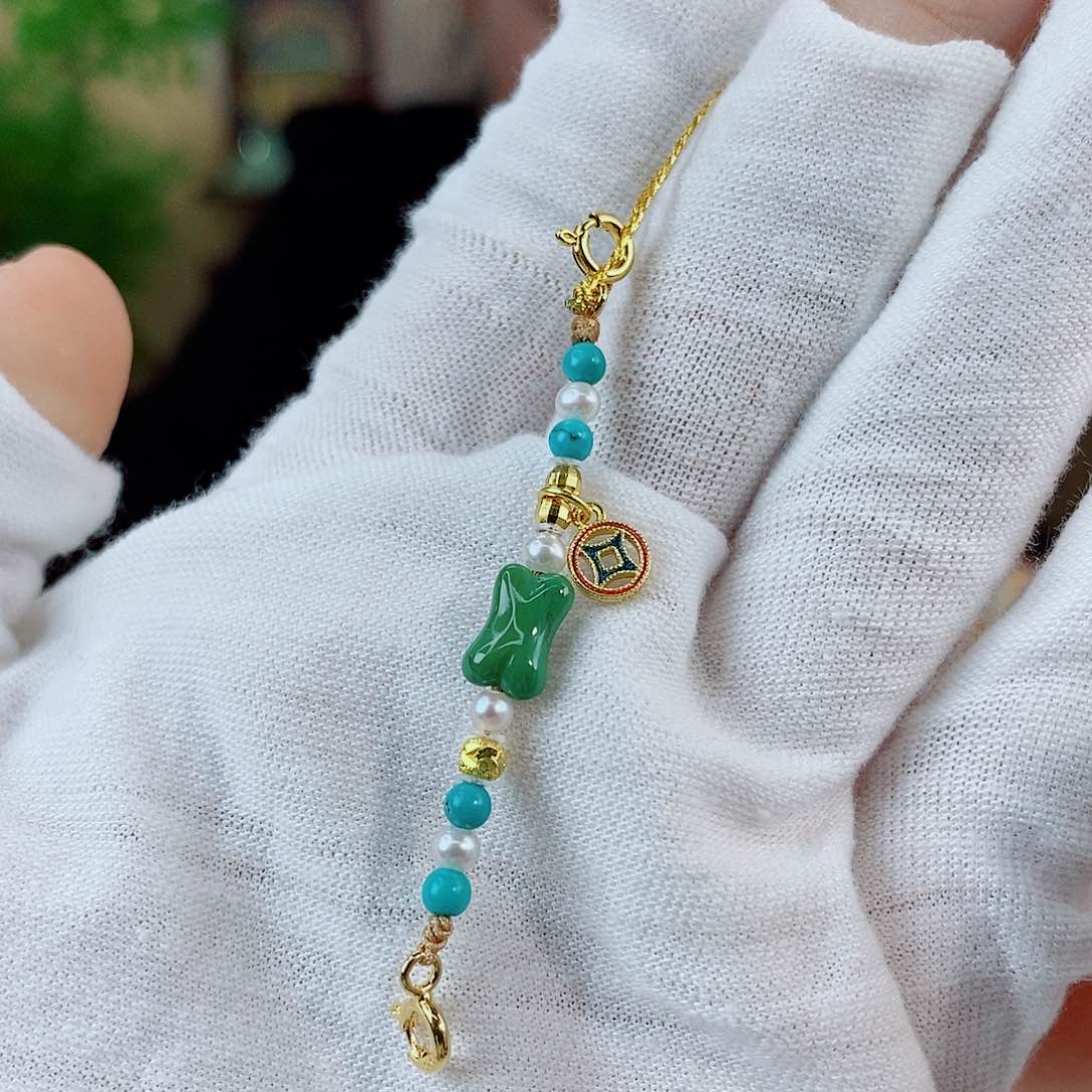 未镶嵌绿松石珠宝奇石