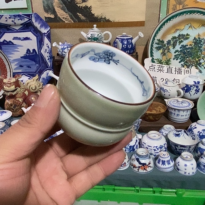 瓷片舶来瓷器满28包邮当日凑单