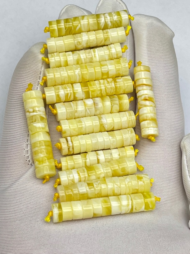 6mm到7mm虎皮瓷白花隔片约精品隔片多样性发货发其一组
