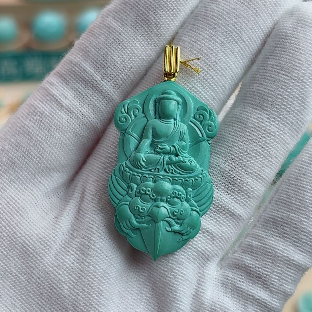 绿松石未镶嵌珠宝奇石