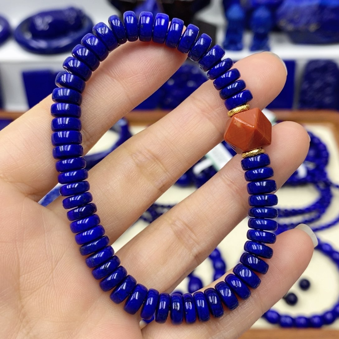 青金石手链未镶嵌