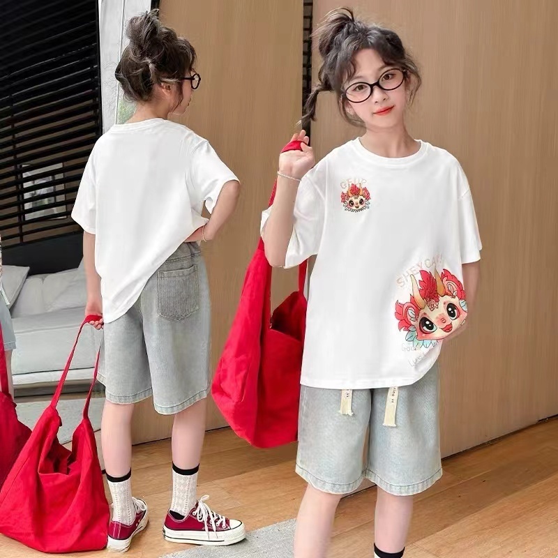儿童2025夏季新款国风短袖B2750