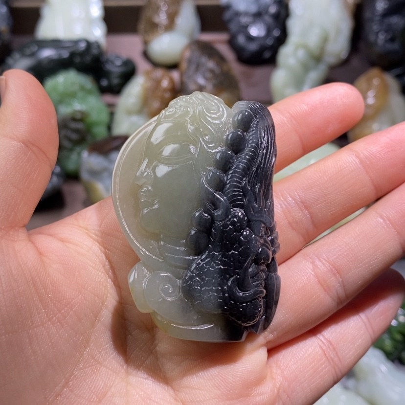 【闪购商品】和田玉未镶嵌挂件卡**瓦