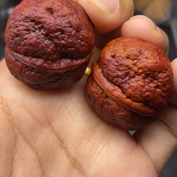 把件文玩核桃34尺肌肉蛙