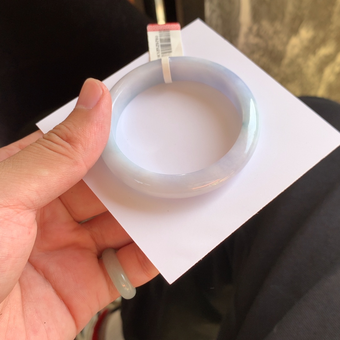 翡翠未镶嵌手镯11号52