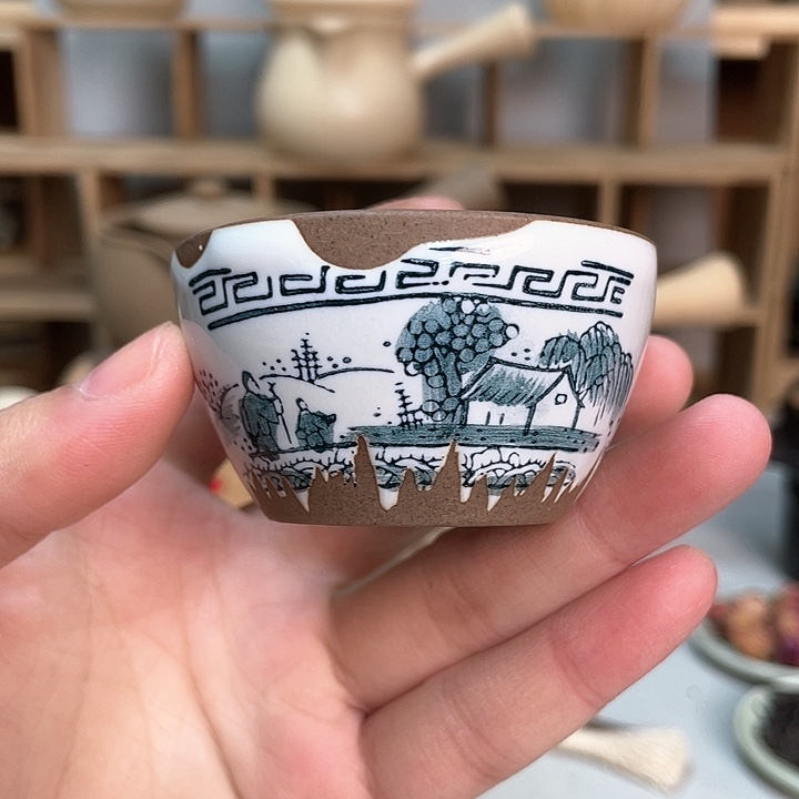 壶老段烧陶瓷茶器！