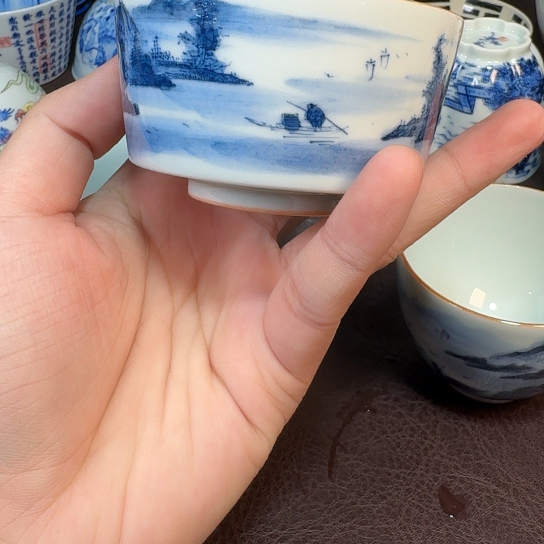 跃***声现代景德镇陶瓷杯