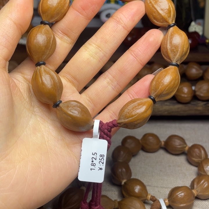 橄榄核手串/手链F***y梅林铁核18.25