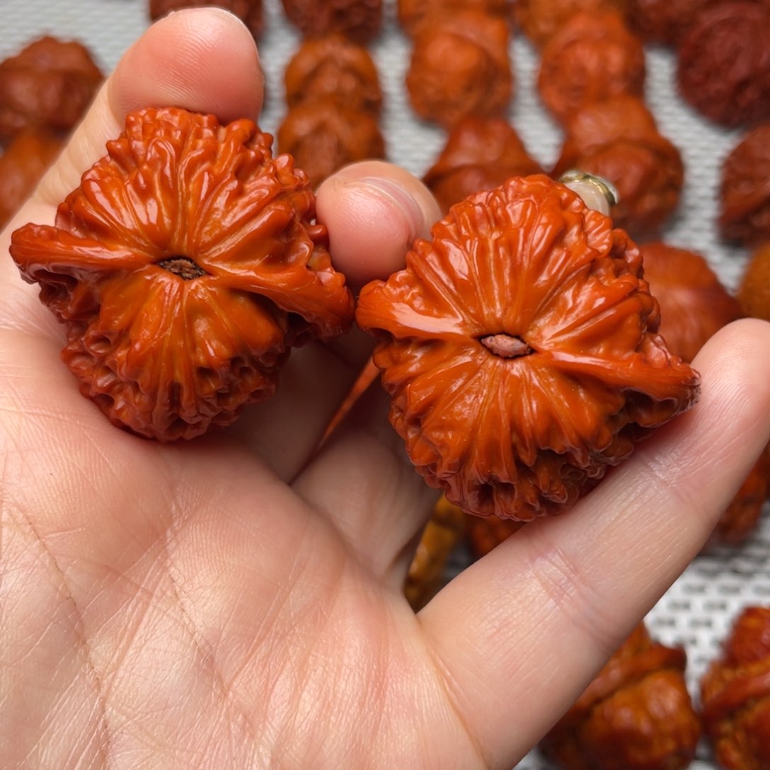 桃核吊坠文玩核桃 手把件 磨盘 40