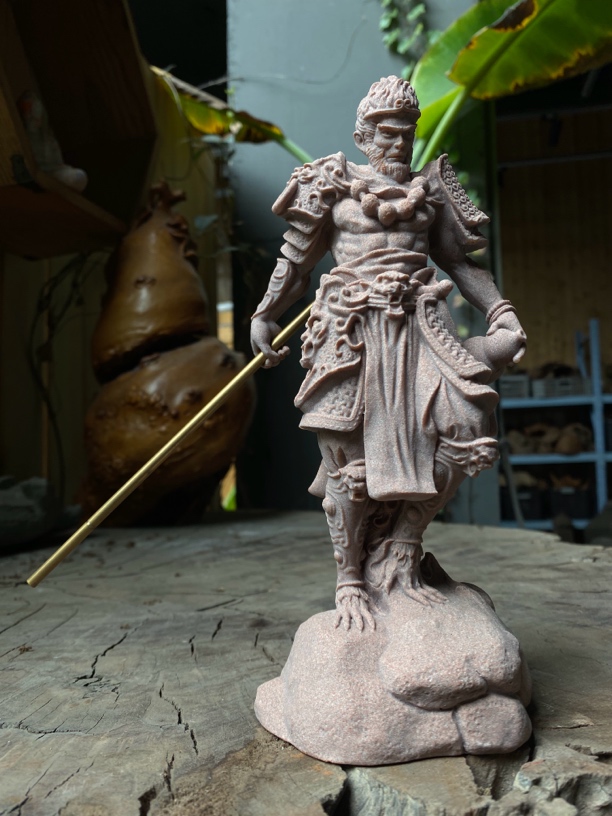 大圣归来黑悟空摆件茶室玄关茶宠创意装饰