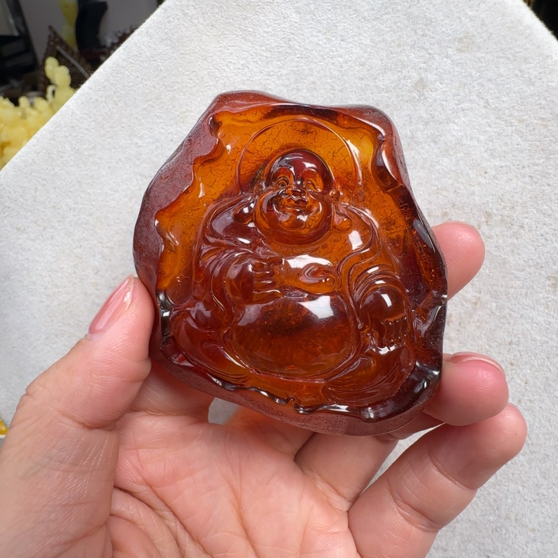琥珀未镶嵌珠宝奇石