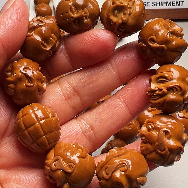 橄榄核手串/手链阴派十八罗汉