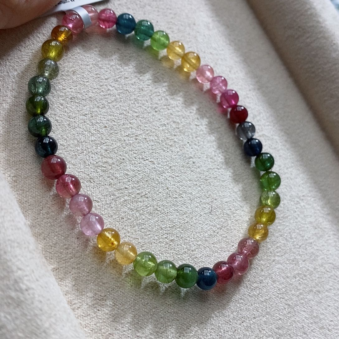 碧玺手链未镶嵌多样性发一条