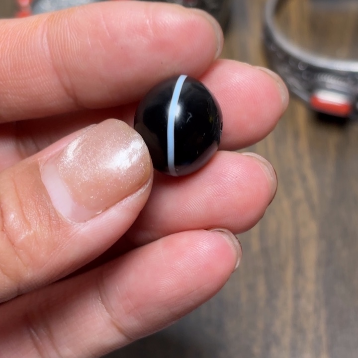 玻璃颈饰藏传喜马拉雅