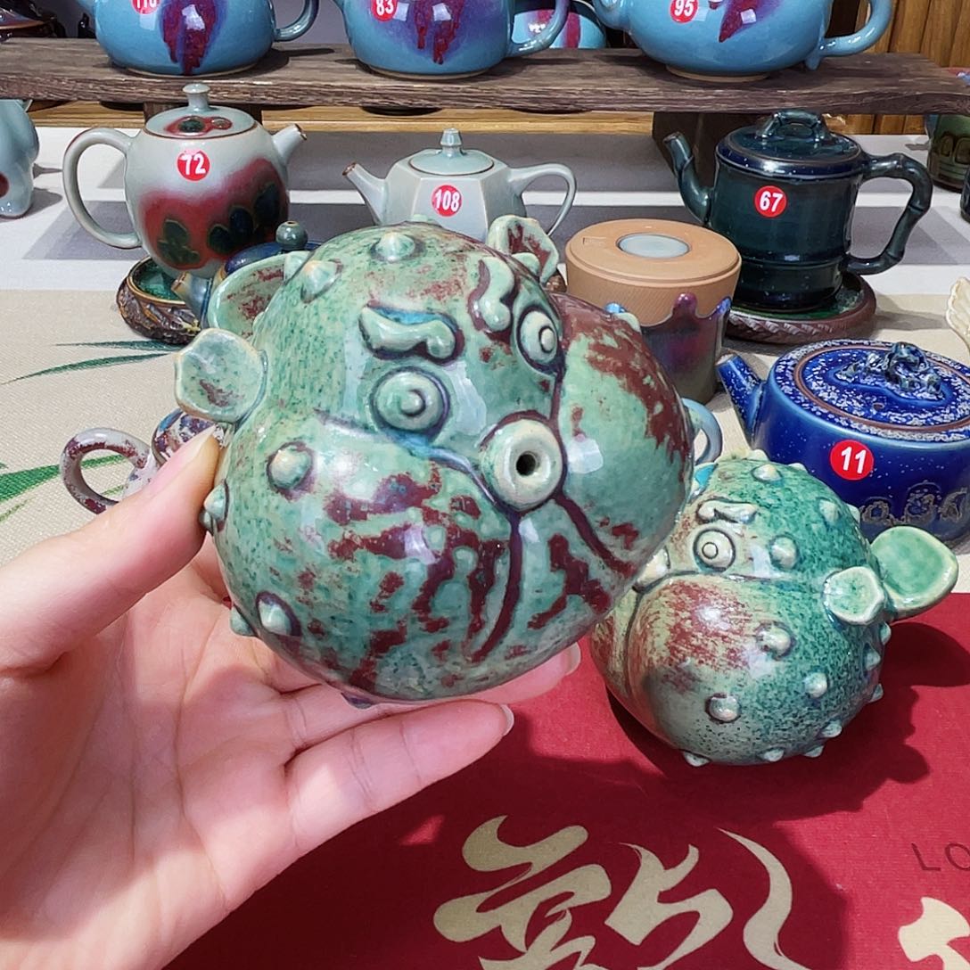 壶禹州钧瓷艺术作品