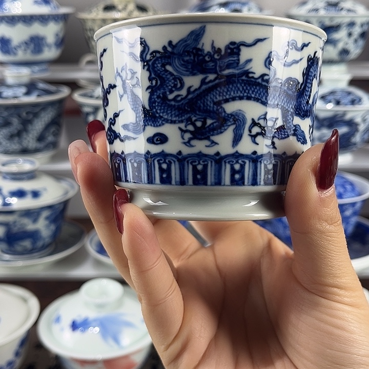 景德镇溪山居手工手绘