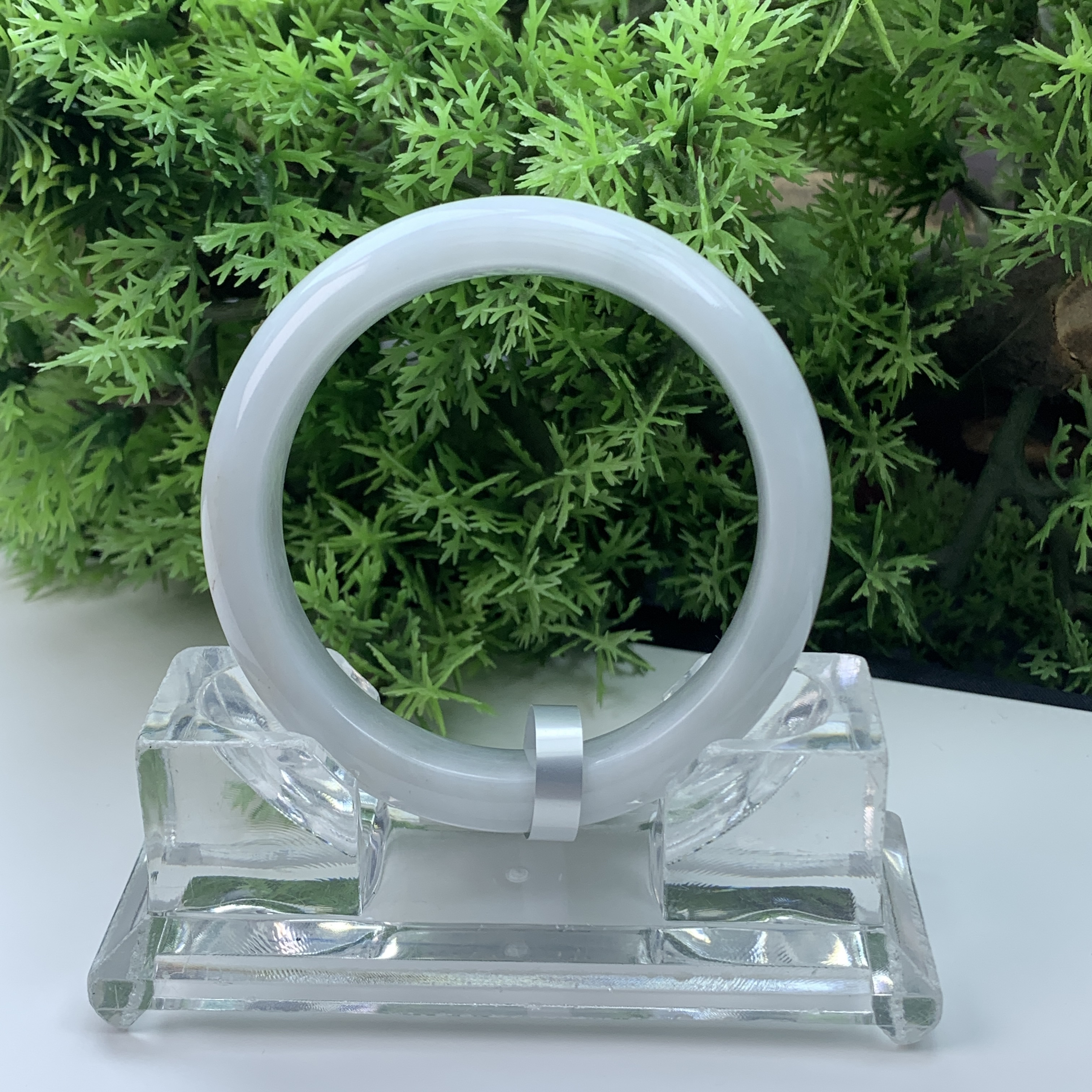 【刘思懿】天然缅甸A货翡翠手镯-E-3