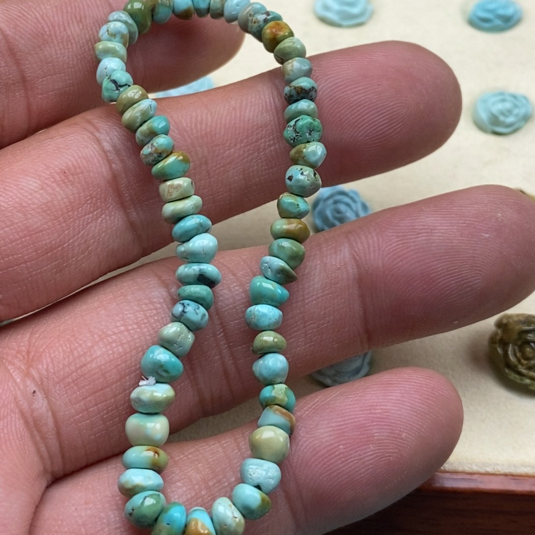 绿松石未镶嵌珠宝半成品