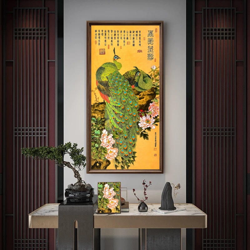 杜身林老师作品《鳳華呈祥》