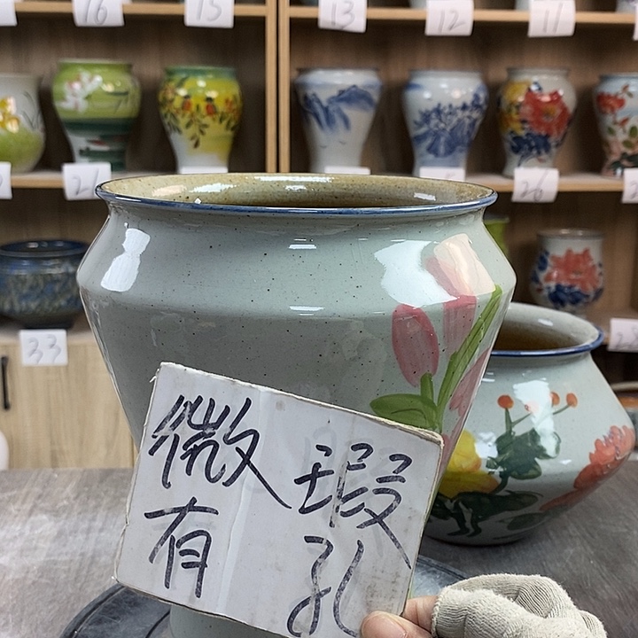 缸13xc景德镇陶瓷花盆