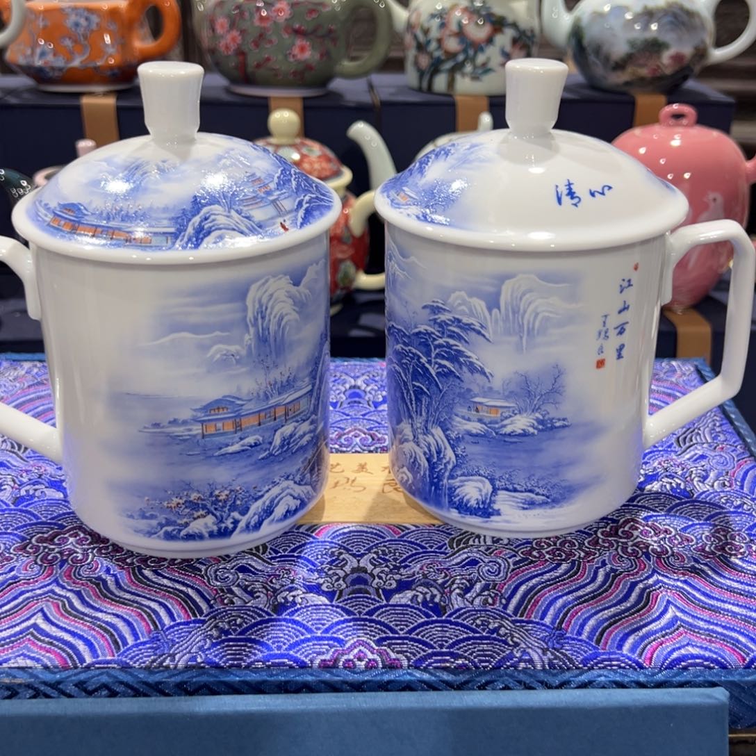 摆件陶景德镇陶瓷工艺品