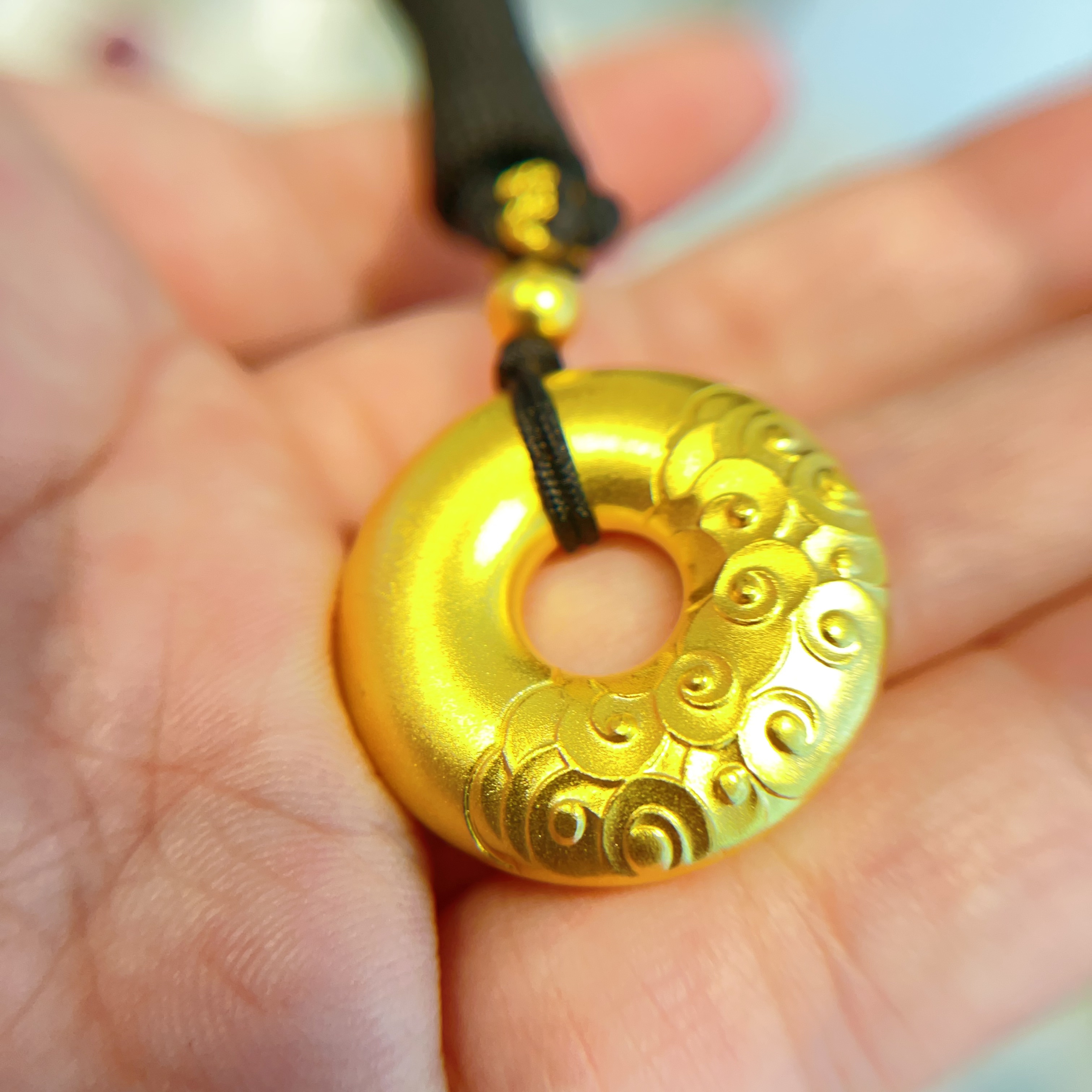 吊坠足银 祥云平安扣挂坠时尚手工素款精美传承