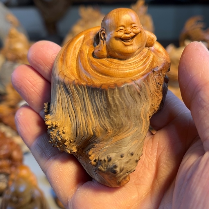 柏木（崖柏）根雕工艺摆件