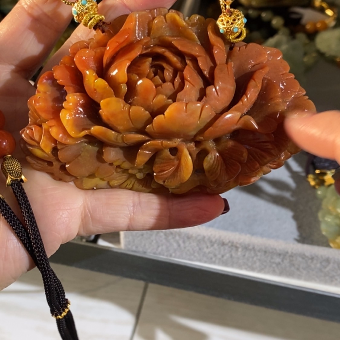 【闪购商品】岫玉毛衣链未镶嵌