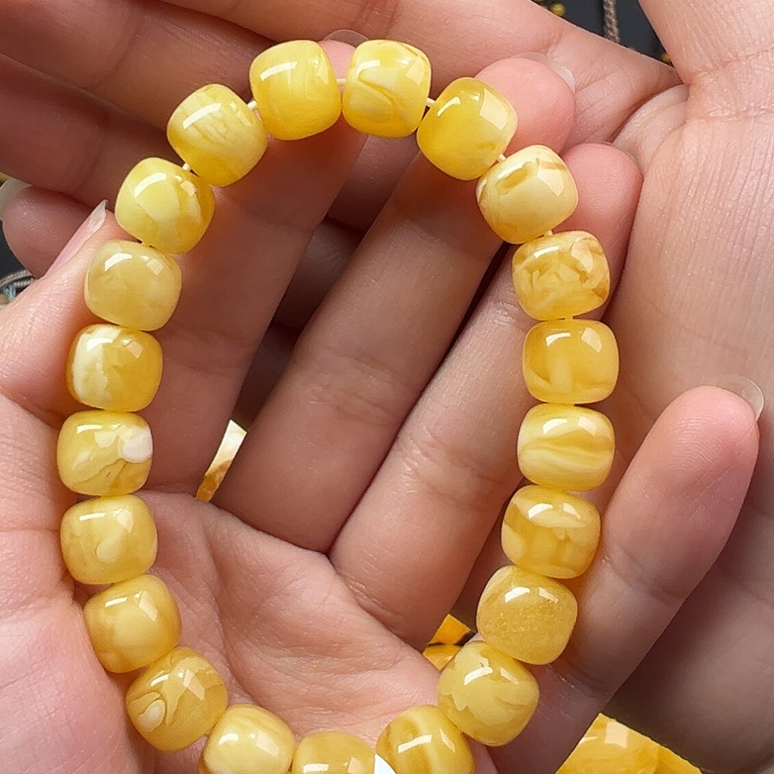 蜜蜡颈饰未镶嵌蜜蜡