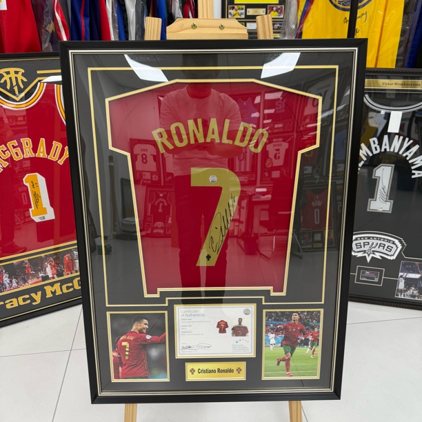 【再买一件】C罗葡萄牙亲签球衣21赛季元年签名签字EM认证男生礼物