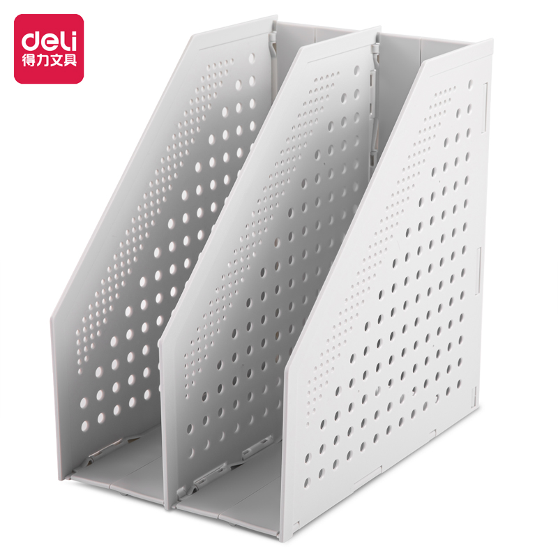 得力78999两联折叠文件框