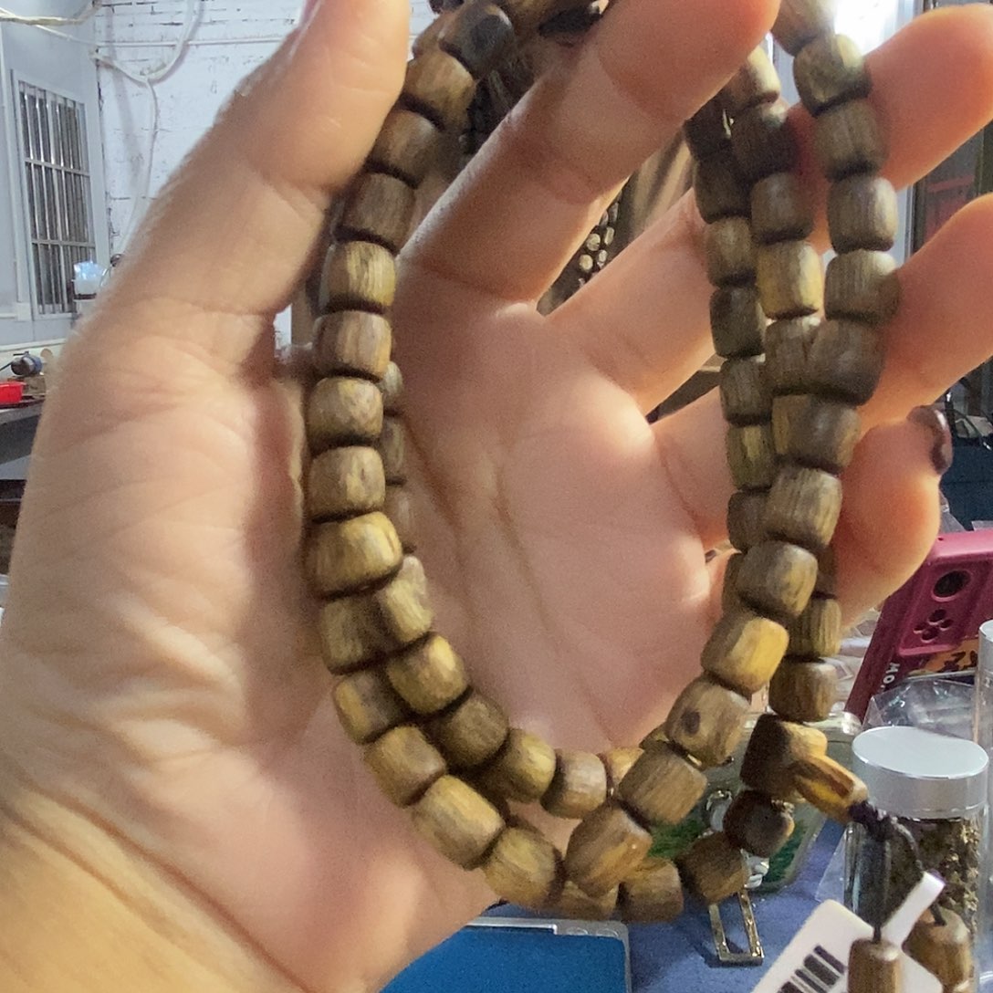 沉香手串棋楠桶珠长串0.7/18克+多样性发一