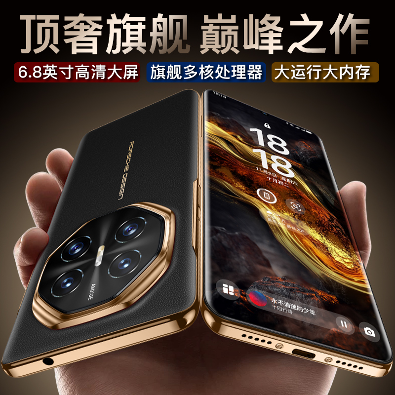 【官方正品】全新智能大屏全网通双卡双待品牌手机红鸟256黑