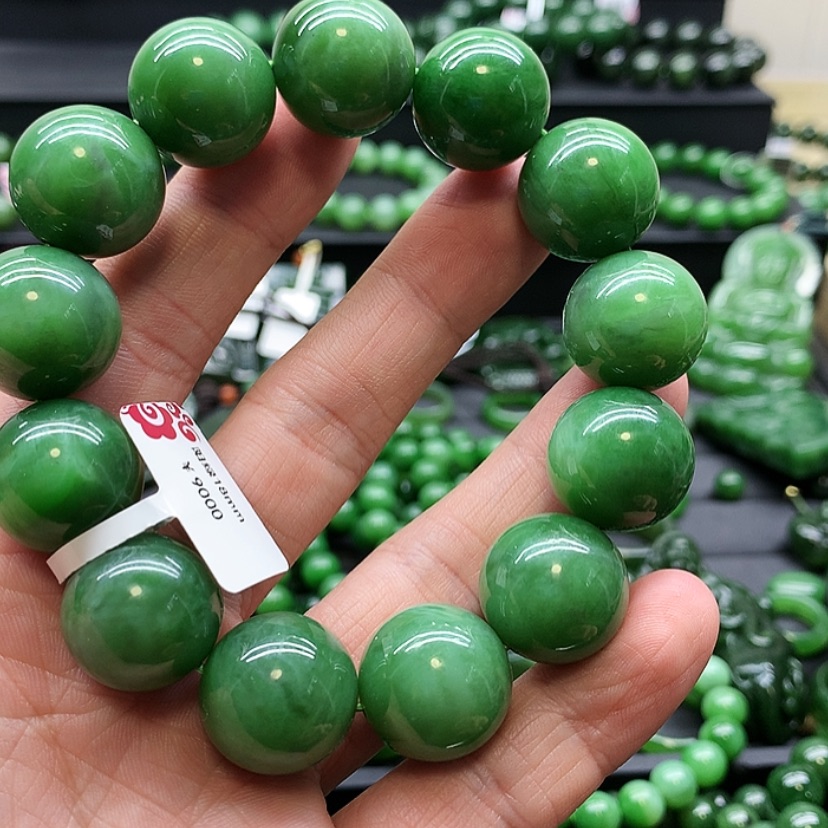 【闪购商品】和田玉（碧玉）手链未镶嵌