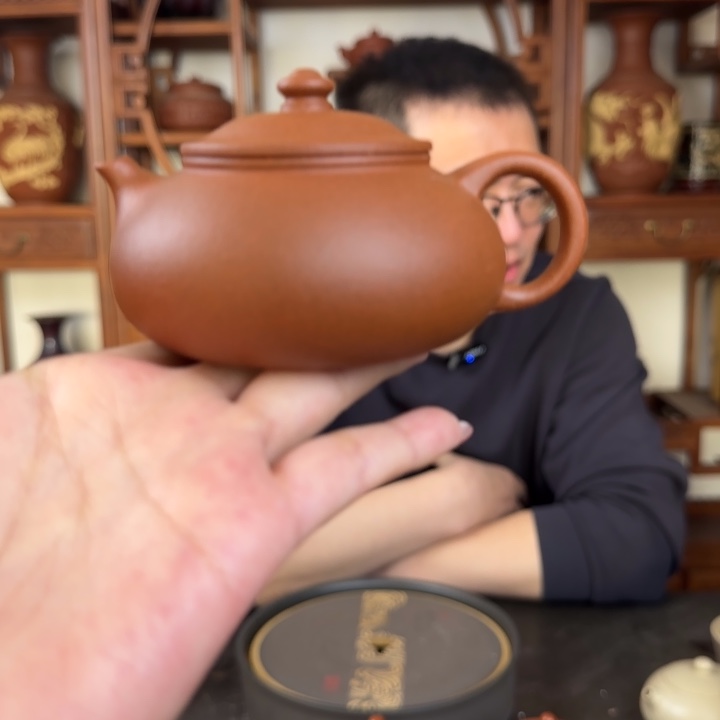 紫砂茶壶红清水 寒江