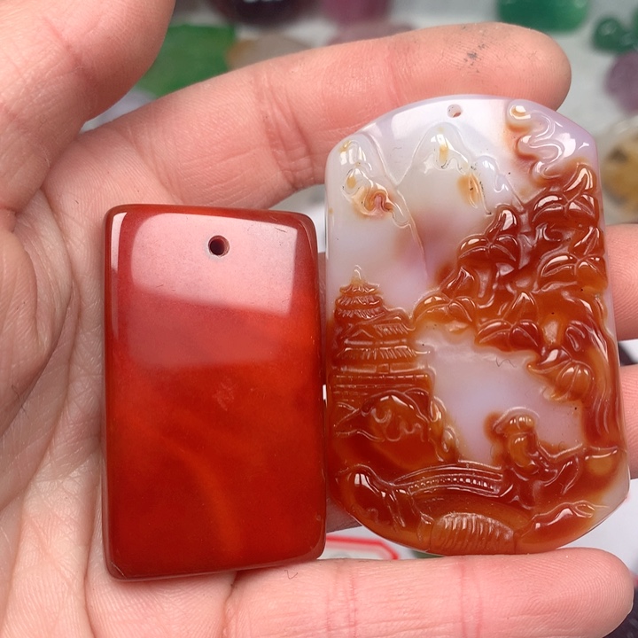 玛瑙/玉髓颈饰未镶嵌洒**然