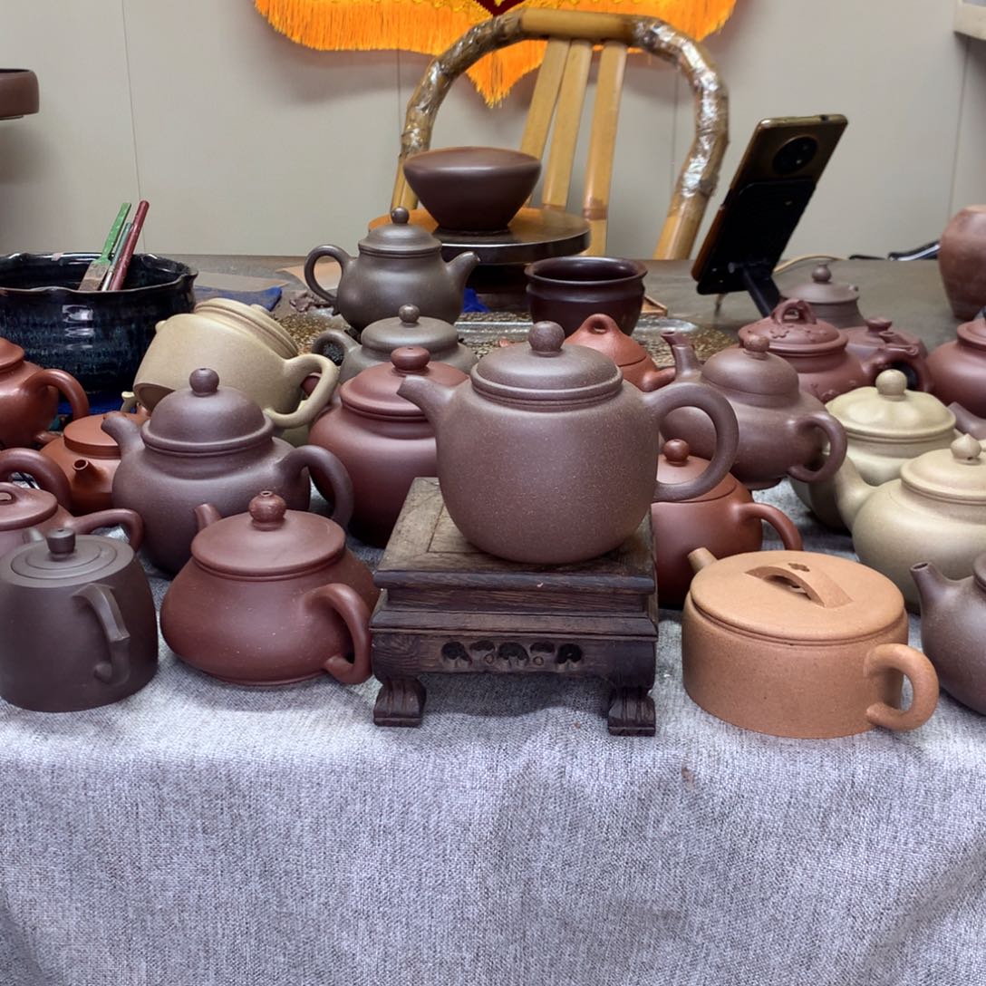 紫泥茶壶半手工制作260 c