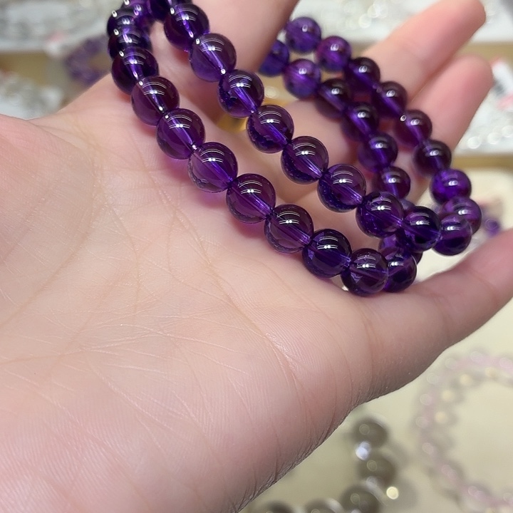 玉乌拉圭卡8mm手串