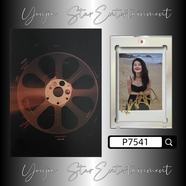 P7541【高圆圆 】正品拍立得照片 白边边框